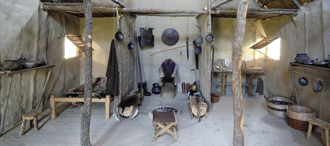 Open air museum: reconstruction of the indoor