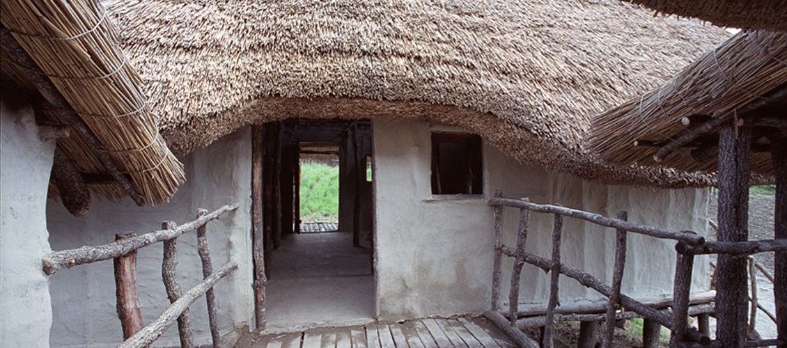 Open air museum: reconstruction of the house